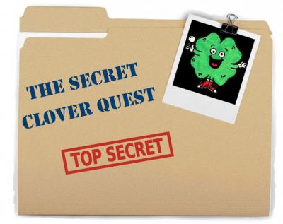 The Secret Clover Quest escape room with UConn 4-H hyperlink